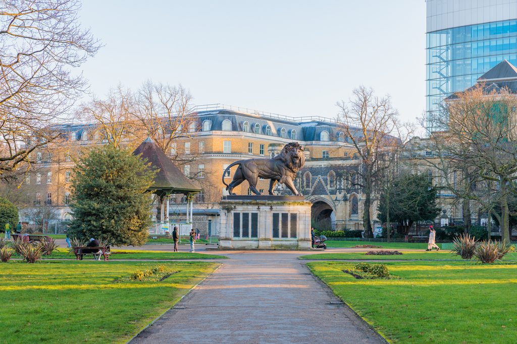 Maiwand Lion in Forbury Gardens, Reading